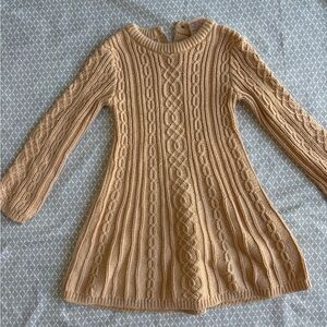 Toddler Cable Knit Sweater Dress - 2T
